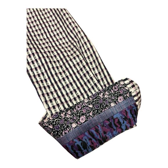 Robert Graham Shirt Medium Flip Sleeve EUC Purple, Lilac - Picture 3 of 10